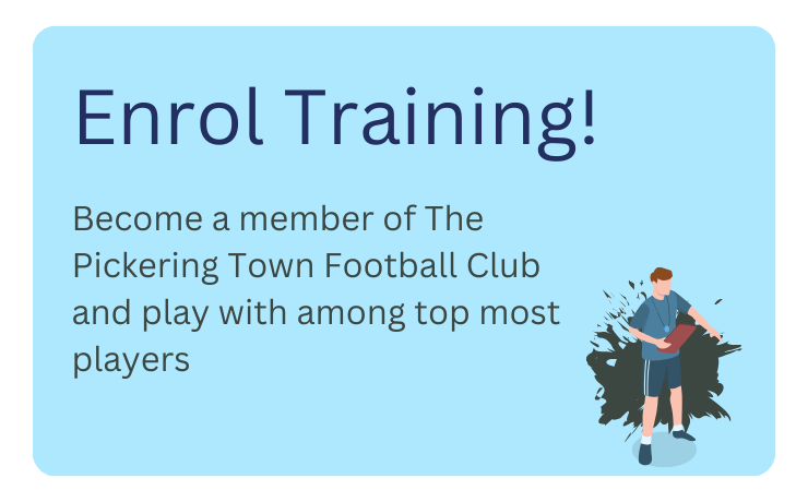 Become a member of The Pickering Town Football Club and play with among top most players